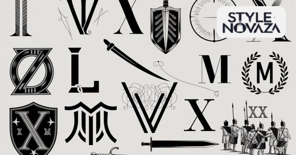 Roman numeral tattoos