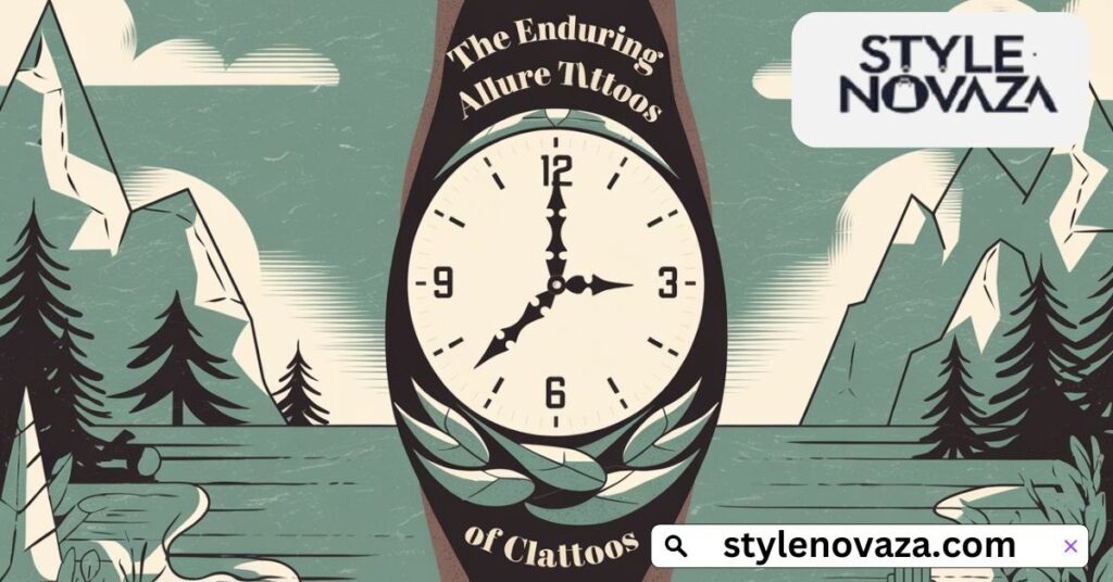 Classic Clock Tattoo Designs