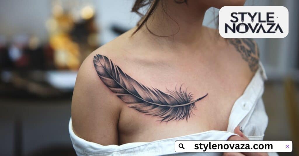 feather tattoos for men